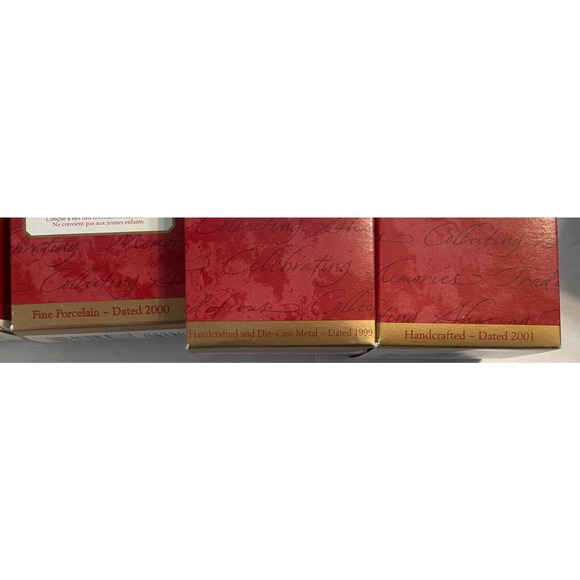 Vintage Hallmark Keepsake Granddaughter Ornament Lot of 4 In Box - Picture 5 of 9